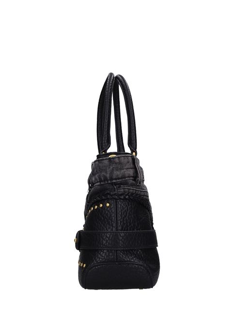 Borsa BAGGHY MED. in ecopelle e tessuto LA CARRIE | 142M-ER-151-TSJNERO